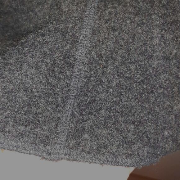 AKA Eddie Bauer jacket warm gray wool blend m winter fall minimalist outdoor top - Picture 7 of 7